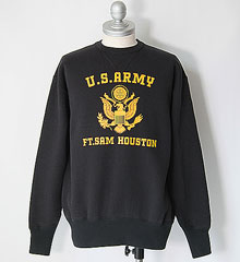 COLIMBO ������  KEYSTONE SWEAT SHIRT " U.S.ARMY " (S.BLACK)