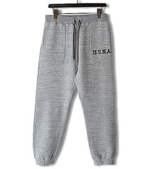 COLIMBO ������ H&J HEAVY WEIGHT SWEAT PANTS " NAVAL ACADEMY " (HEATHER GRAY)