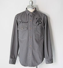 FREEWHEELERS フリーホイーラーズ SET-IN SLEEVE SWEAT SHIRT (MIX GRAY)