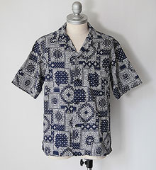 COLIMBO コリンボ PIEDMONT PLAY SHIRT S/S (HORIZON BLUE)