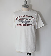 COLIMBO ������ NORWALK TEE SHIRT S/S " AIR FORCE WING EMBLEM " (IVORY WHITE)