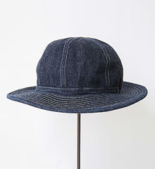 COLIMBO ������  DOUGHBOY HAT - PLAIN - (INDIGO DENIM)