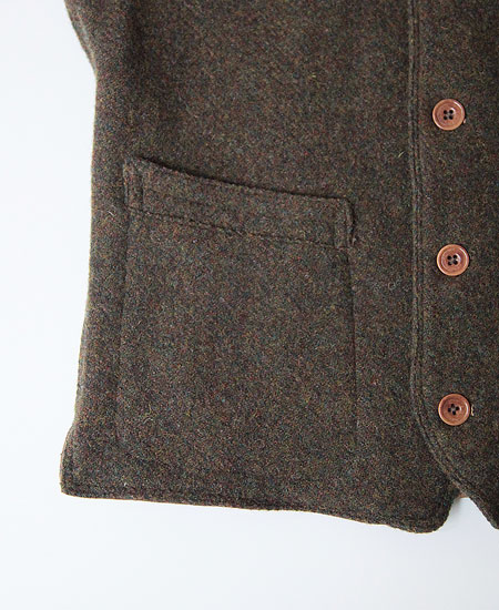 FREEWHEELERS フリーホイーラーズ FAULKNER VEST (GRAINED OLIVE)