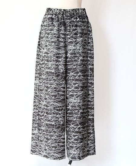 mintdesigns �ߥ�ȥǥ����󥺡�Ink Letter Gather Pants