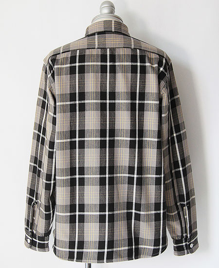 FREEWHEELERS �ե꡼�ۥ����顼�� " EDDY " WORK SHIRT (NICKEL GRAY �� DARK JET BLACK �� EGG YELLOW)