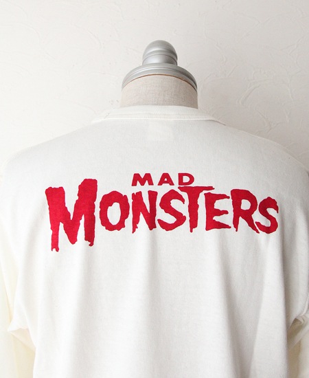 ＭcQueenFREEWHEELERS「MAD MONSTERS 」ロンT FREEWHEELERS フリーホイーラーズ LONG SLEEVE T-SHIRTS witn POCKET