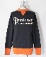 FREEWHEELERS ե꡼ۥ顼 " FRONTENAC " SET-IN SLEEVE SWEAT SHIRT (JET NAVY  BLAZE ORANGE)