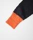 FREEWHEELERS ե꡼ۥ顼 " FRONTENAC " SET-IN SLEEVE SWEAT SHIRT (JET NAVY  BLAZE ORANGE)