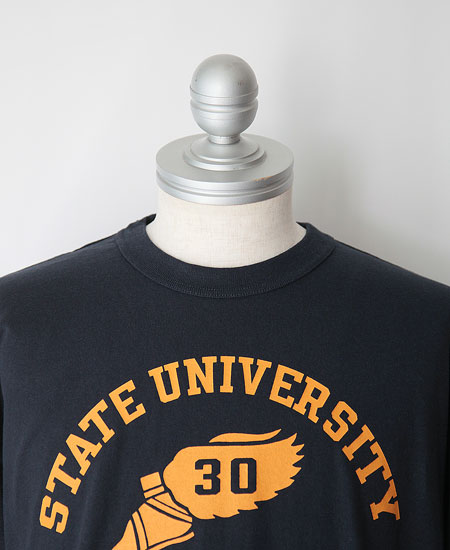 SECRET WORDS ��������å� ��� " WING FOOT " S/S T-SHIRT (DEEP NAVY)