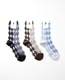 mintdesigns���ߥ�ȥǥ����� DIAMOND CHECK SOCKS