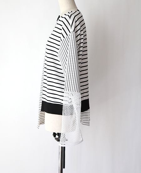 AULA AILA �����饢���顡MESH DOCKING LONG T-SHIRT