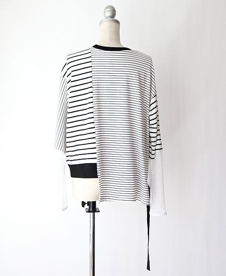 AULA AILA �����饢���顡MESH DOCKING LONG T-SHIRT