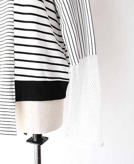 AULA AILA �����饢���顡MESH DOCKING LONG T-SHIRT