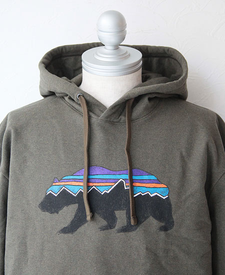 PATAGONIA �ѥ����˥� PULLOVER SWEAT PARKA BEAR LOGO MODEL (OLIVE)