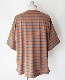 NANGA �ʥ� ECO HYBRID LOOSE FIT BORDER TEE (CAMEL �� BLUE)