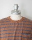 NANGA �ʥ� ECO HYBRID LOOSE FIT BORDER TEE (CAMEL �� BLUE)