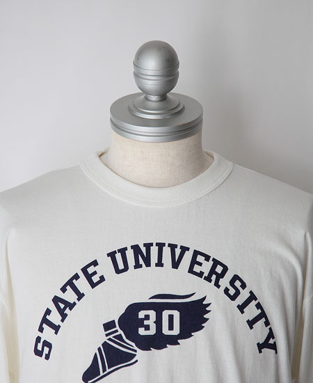 SECRET WORDS ��������å� ��� " WING FOOT " S/S T-SHIRT (NATURAL)