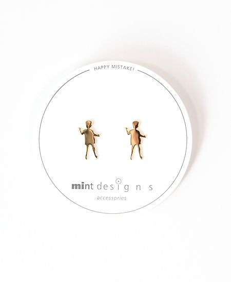 mintdesigns �ߥ�ȥǥ����󥺡�DOLL EARRING (�ԥ���)