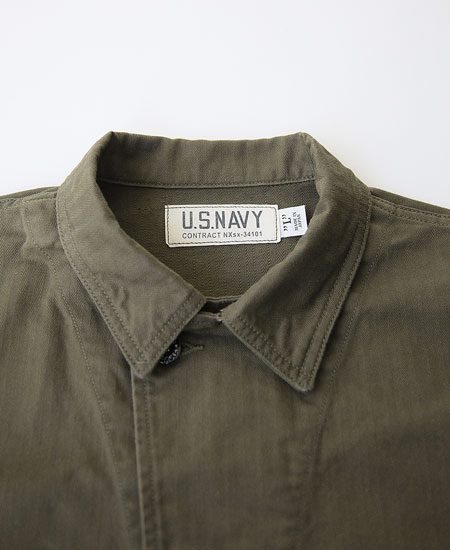 COLIMBO ������  U.S.NAVAL WORK JACKET - N-3 TYPE - (OLIVE DRAB)