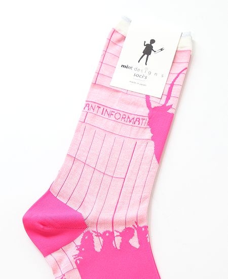 mintdesigns���ߥ�ȥǥ����� SILHOUETTE SOCKS