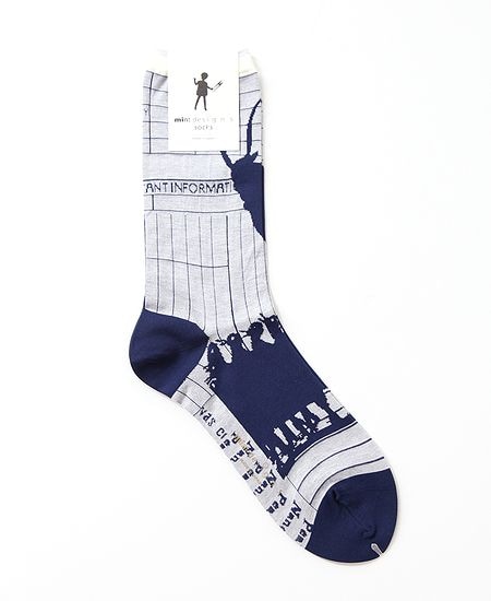 mintdesigns���ߥ�ȥǥ����� SILHOUETTE SOCKS