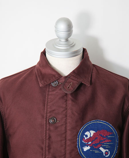 FREEWHEELERS �ե꡼�ۥ����顼�� " HOP HEADS " DECK WORKER JACKET (DARK RED BROWN)