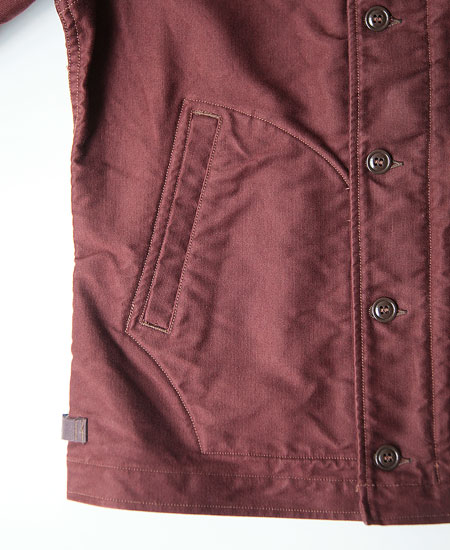 FREEWHEELERS �ե꡼�ۥ����顼�� " HOP HEADS " DECK WORKER JACKET (DARK RED BROWN)