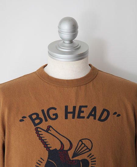 COLIMBO ������ NORWALK TEE SHIRT S/S " BIG HEAD RAKKASANS " (DESERT OCHRE)