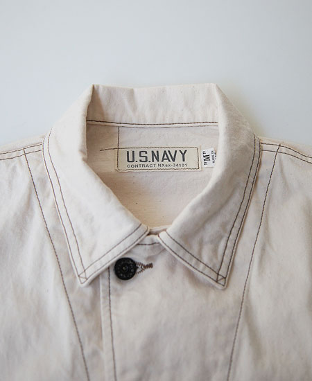 COLIMBO   U.S.NAVAL WORK JACKET - N-3 TYPE - (NATURAL)