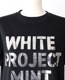 mintdesigns  ߥȥǥ󥺡WHITE PROJECT STENCIL PRINT T-SHIRT