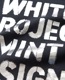 mintdesigns  ߥȥǥ󥺡WHITE PROJECT STENCIL PRINT T-SHIRT