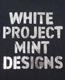 mintdesigns  ߥȥǥ󥺡WHITE PROJECT STENCIL PRINT T-SHIRT