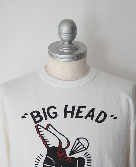 COLIMBO ������ NORWALK TEE SHIRT S/S " BIG HEAD RAKKASANS " (IVORY WHITE)