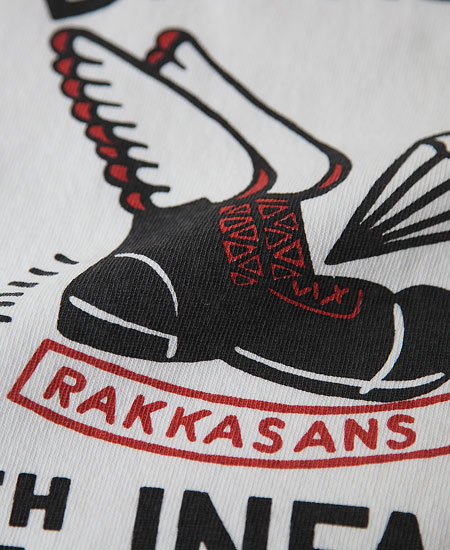 COLIMBO ������ NORWALK TEE SHIRT S/S " BIG HEAD RAKKASANS " (IVORY WHITE)