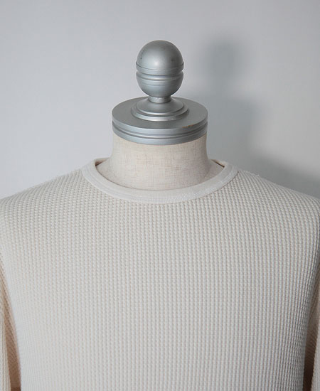 SECRET WORDS å  LONG SLEEVE WAFFLE THERMAL (IVORY)