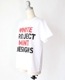 mintdesigns  ߥȥǥ󥺡WHITE PROJECT STENCIL PRINT T-SHIRT