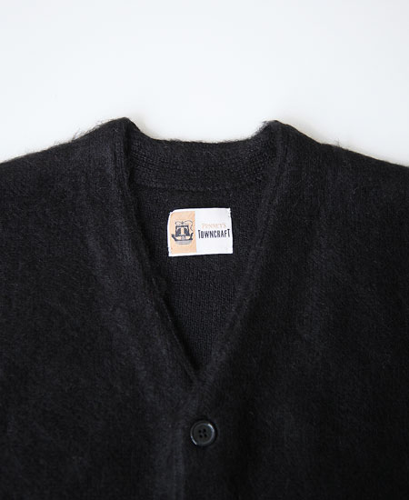 TOWNCRAFT �����󥯥�ե� ACRYLIC CARDIGAN (BLACK)