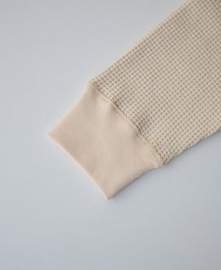 SECRET WORDS ��������å� ��� LONG SLEEVE WAFFLE THERMAL (IVORY)