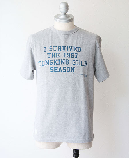 COLIMBO  PRINTED T-SHIRTS " Tongking Gulf " (MOCK GRAY)
