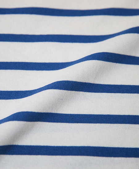 NANGA �ʥ� ECO HYBRID LOOSE FIT BORDER TEE (WHITE �� ROYAL)