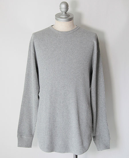 SECRET WORDS ��������å� ��� LONG SLEEVE WAFFLE THERMAL (GRAY)