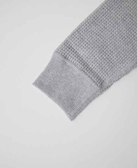 SECRET WORDS ��������å� ��� LONG SLEEVE WAFFLE THERMAL (GRAY)