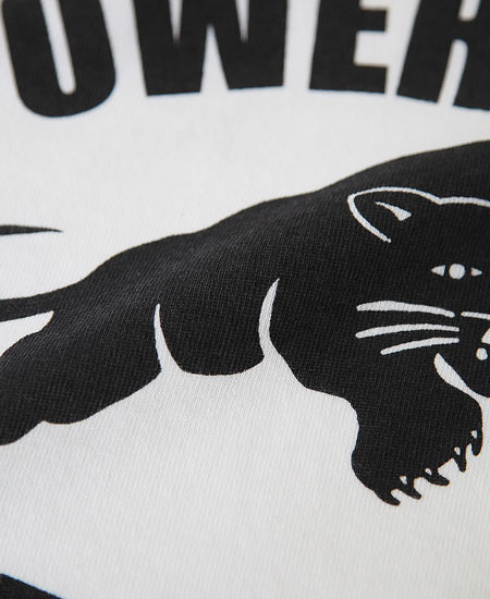 COLIMBO ������  LAGERFELD RAGLAN SWEAT " POWER TO THE PEOPLE " (MILKY WHITE)