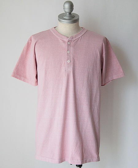 SECRET WORDS å  CLASSIC HENRY NECK S/S T-SHIRT (CHERRY)