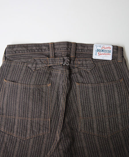 COLIMBO ������ CARBONDALE TROUSERS (BROWN STRIPE)