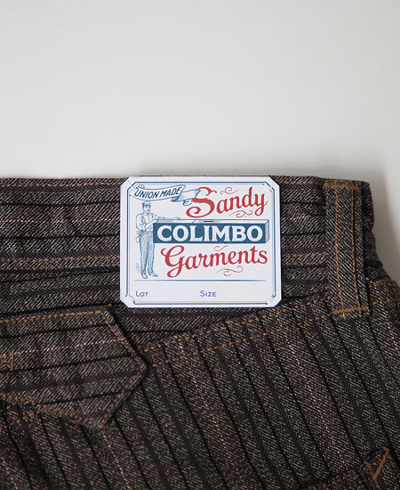 COLIMBO ������ CARBONDALE TROUSERS (BROWN STRIPE)
