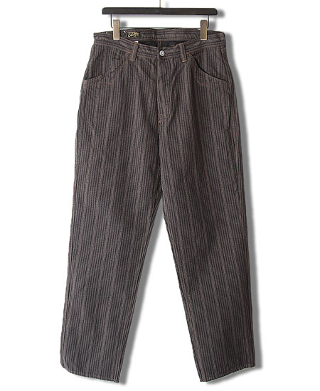 COLIMBO ������ CARBONDALE TROUSERS (BROWN STRIPE)