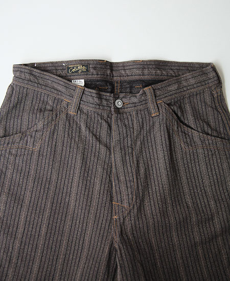 COLIMBO ������ CARBONDALE TROUSERS (BROWN STRIPE)