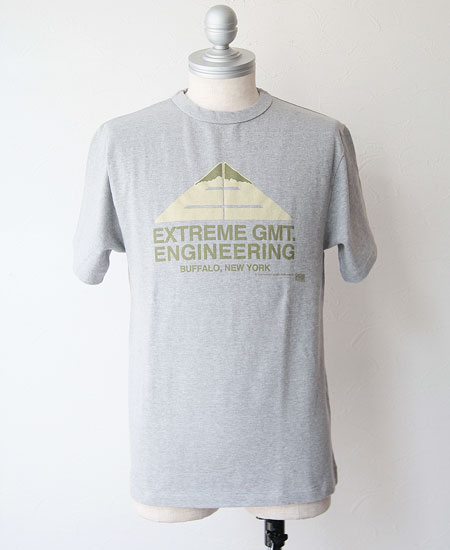 COLIMBO  PRINTED T-SHIRTS " Extreme GMT.Engineering " (MOCK GRAY)