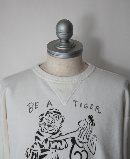 COLIMBO ������  JACKSONVILLE ATHLE SHIRT " BE A TIGER " (MILKY WHITE)
